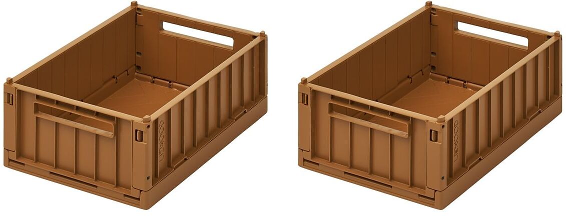 Liewood Weston Storage Box S 2-Pack Home Kids Decor Storage Brun Liewood