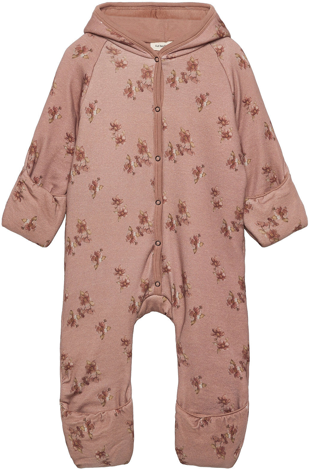 Lil'Atelier Nbfgaya Padded Suit Langermet Bodysuit Rosa Lil'Atelier