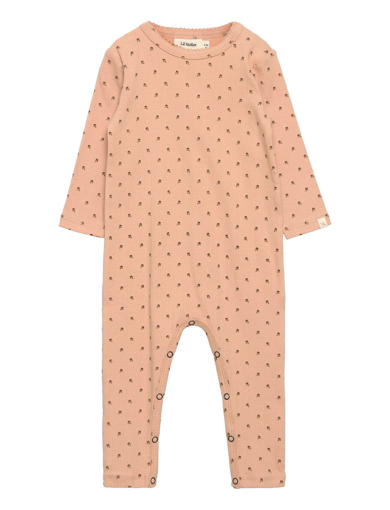 Lil'Atelier Nbflola Ls Night Suit Lil Pyjamas Sie Jumpsuit Multi/mønstret Lil'Atelier
