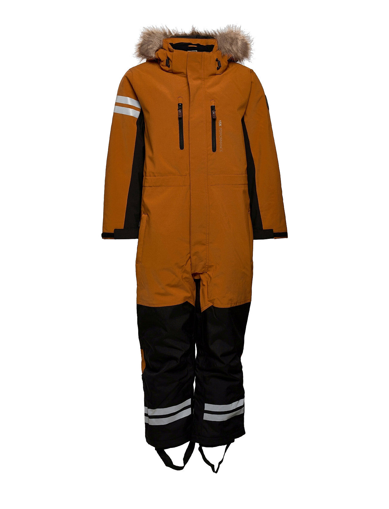 Lindberg Sweden Colden Overall Outerwear Coveralls Snow/ski Coveralls & Sets Brun Lindberg Sweden