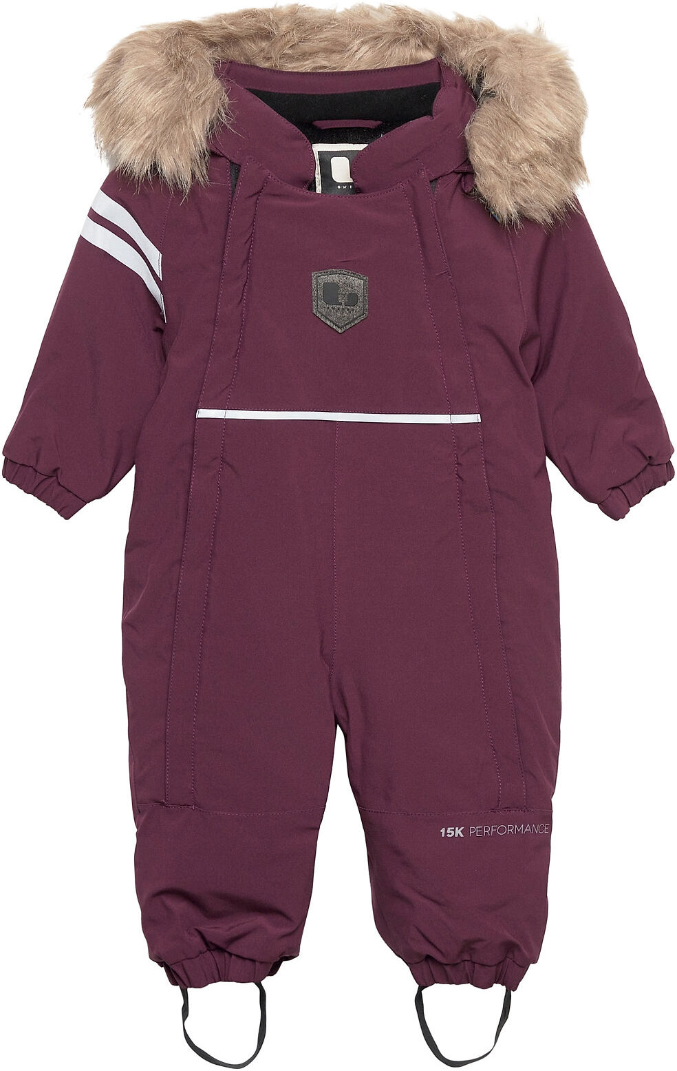 Lindberg Sweden Colden Baby Overall Outerwear Coveralls Snow/ski Coveralls & Sets Lilla Lindberg Sweden