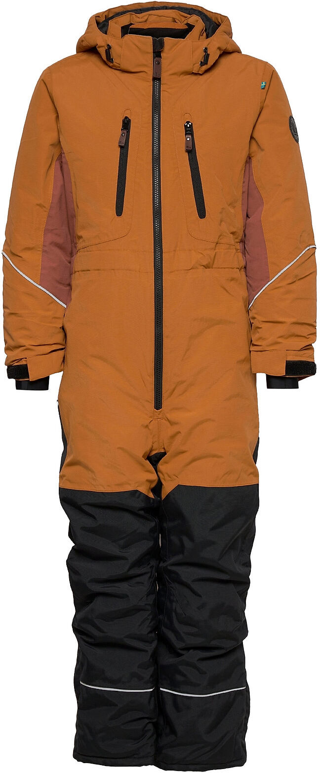 Lindberg Sweden Snowpeak Overall Outerwear Coveralls Snow/ski Coveralls & Sets Brun Lindberg Sweden