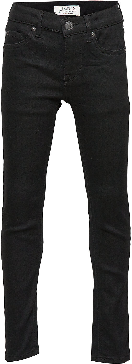 Lindex Trousers Denim Slim Sam Black Jeans Slim Jeans Svart Lindex