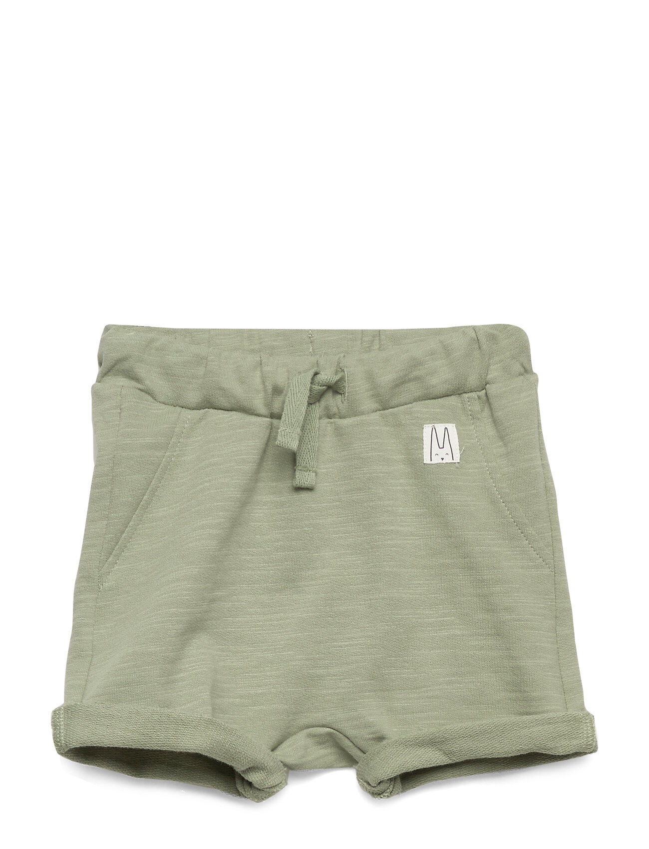 Lindex Shorts Solid Fleece Shorts Sweat Shorts Grønn Lindex