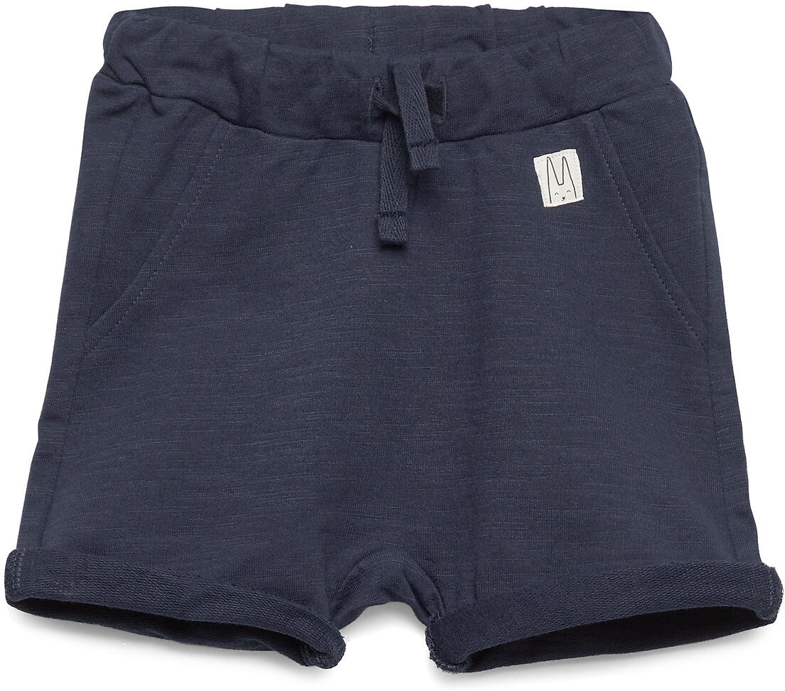 Lindex Shorts Solid Fleece Shorts Sweat Shorts Blå Lindex