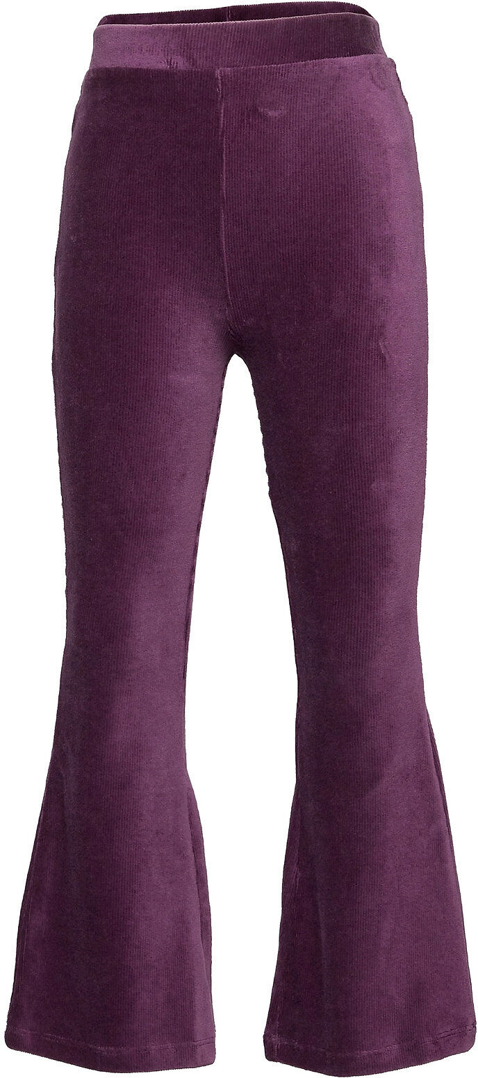 Lindex Trousers Mandy Flare Cord Bukser Rosa Lindex