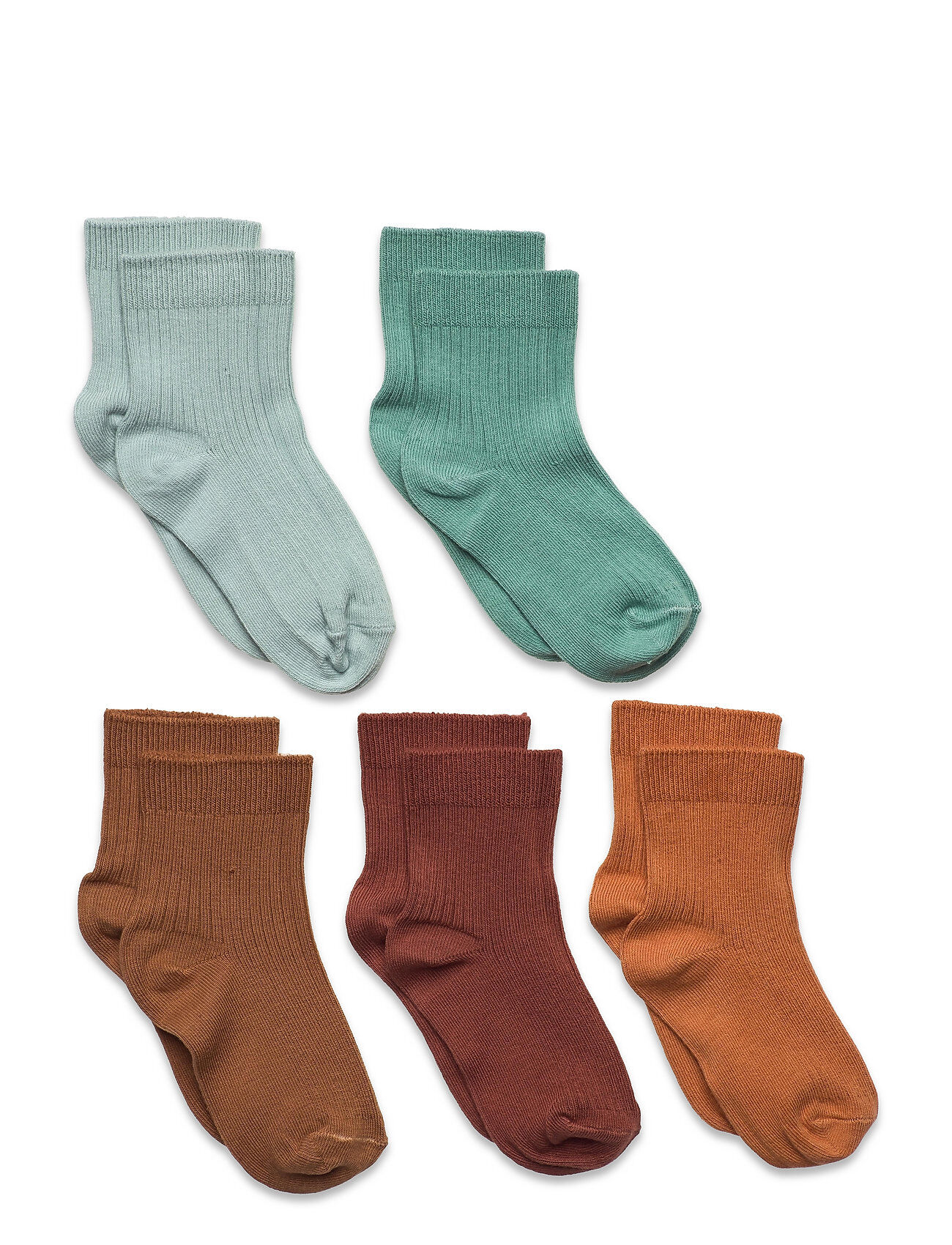 Lindex Sock 5P Small Kids Rib Socks & Tights Socks Lindex