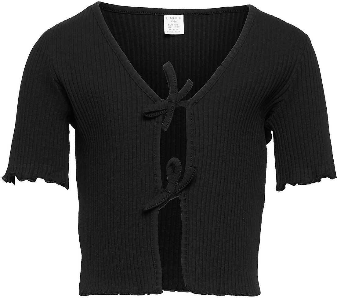 Lindex Cardigan Molly Strikkegenser Cardigan Svart Lindex