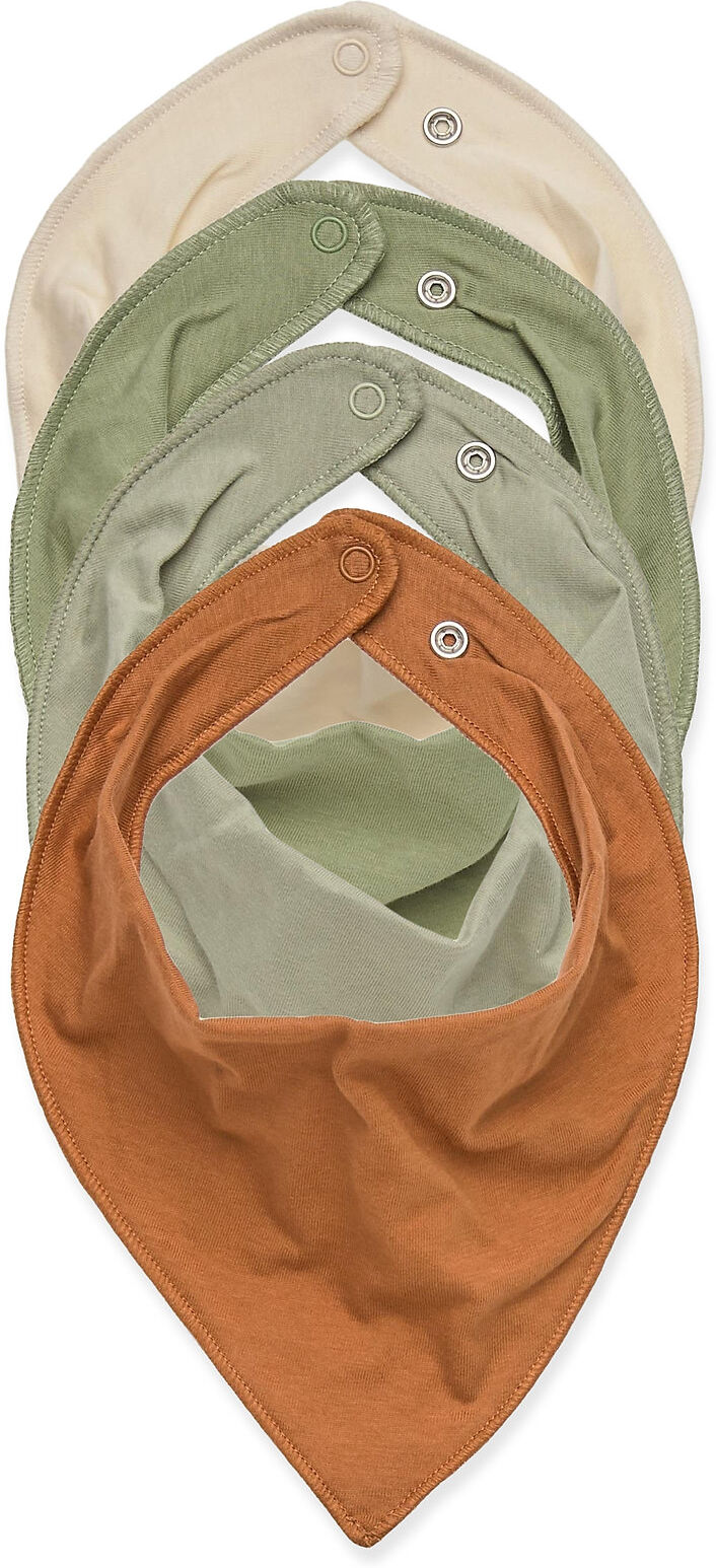 Lindex Scarf 4 Pack Solids Baby & Maternity Care & Hygiene Dry Bibs Multi/mønstret Lindex