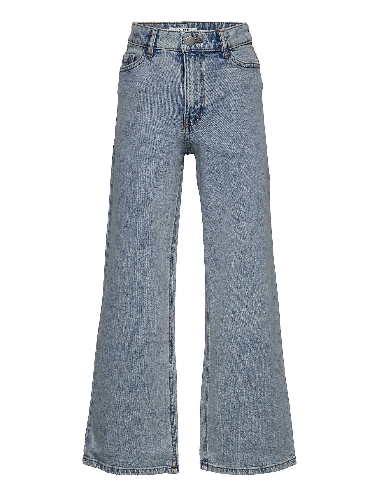 Lindex Trousers Denim Viola Blue Extr Jeans Blå Lindex