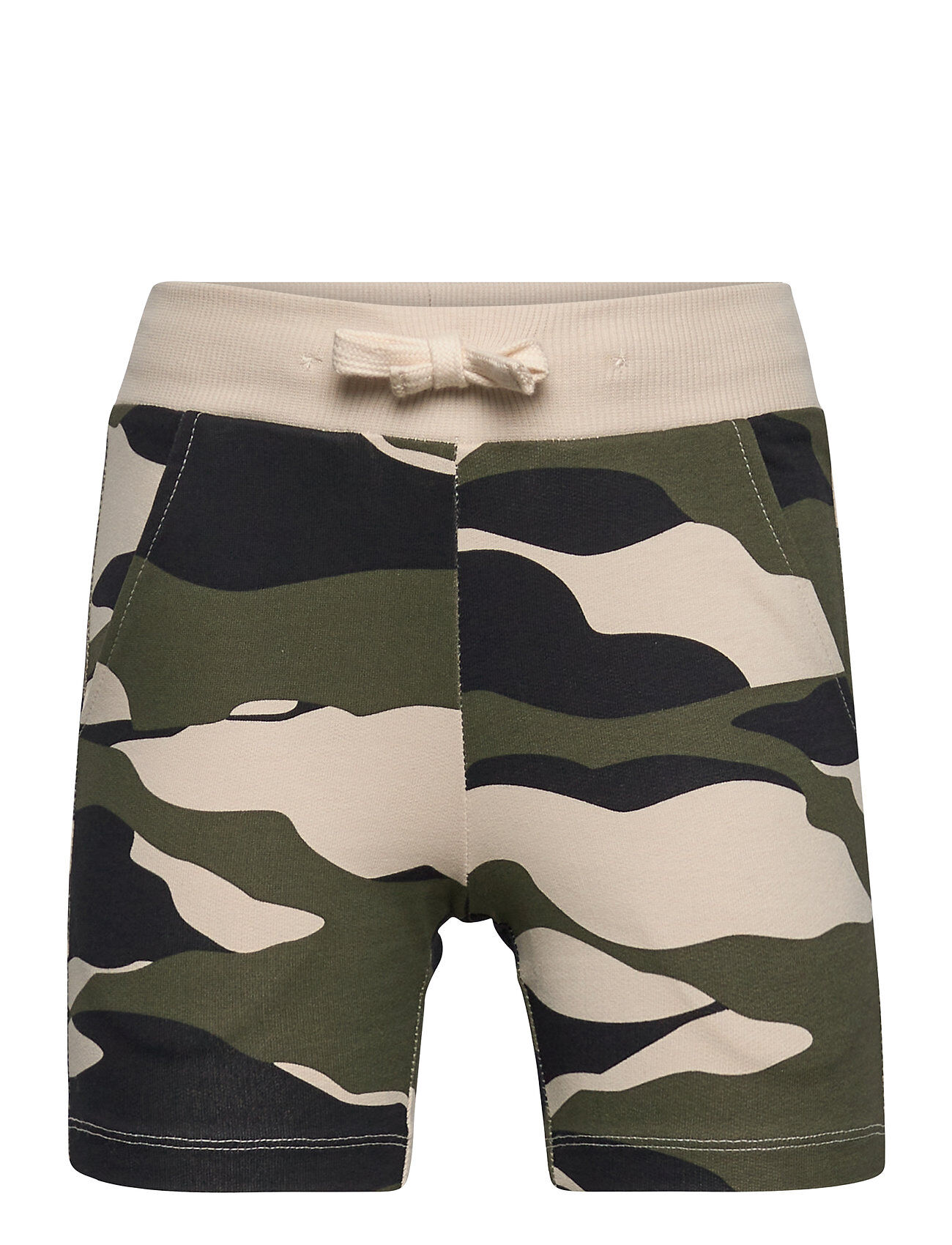 Lindex Shorts Jersey Camo Shorts Sweat Shorts Grønn Lindex