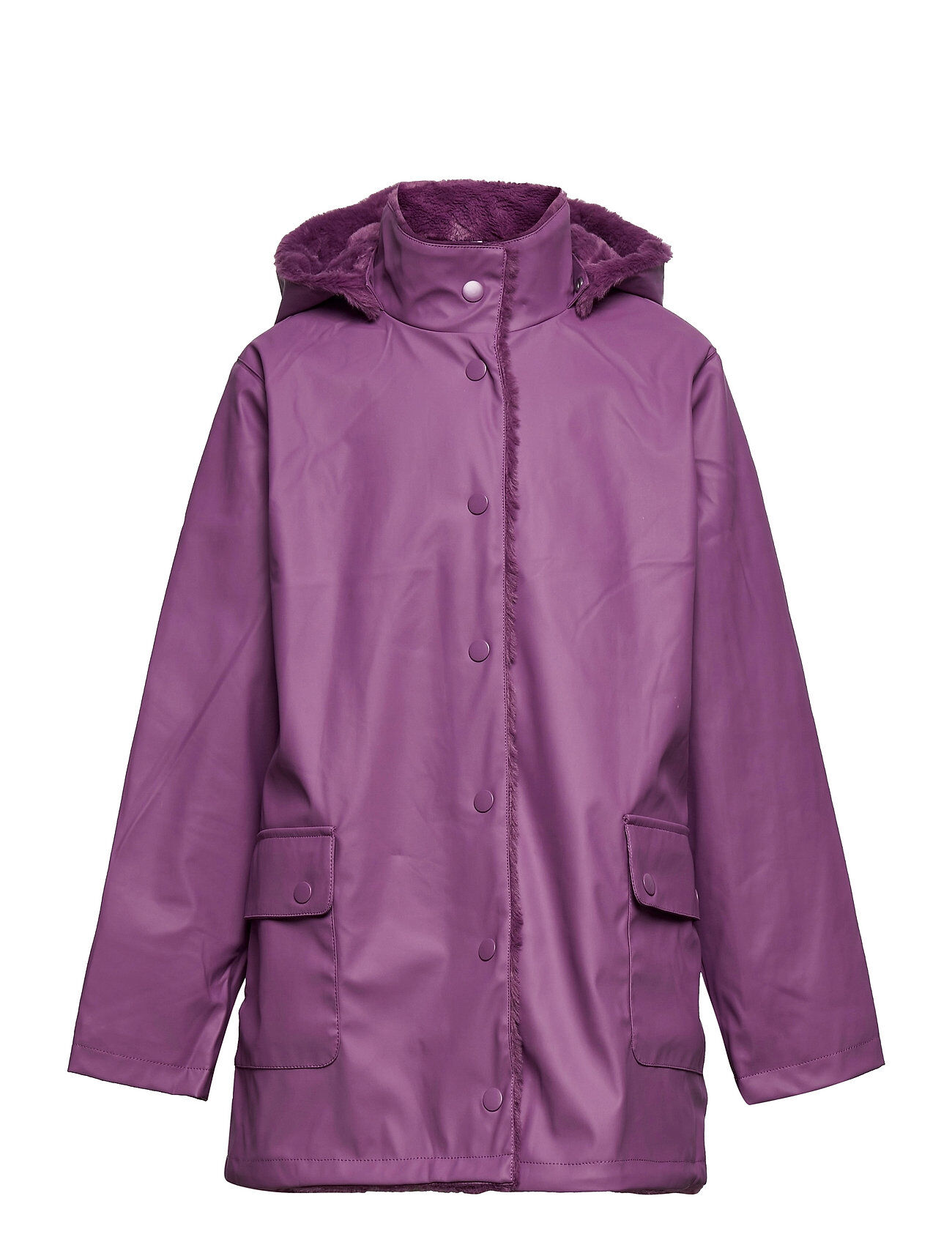 Lindex Raincoat Fur Lined Outerwear Rainwear Jackets Lilla Lindex