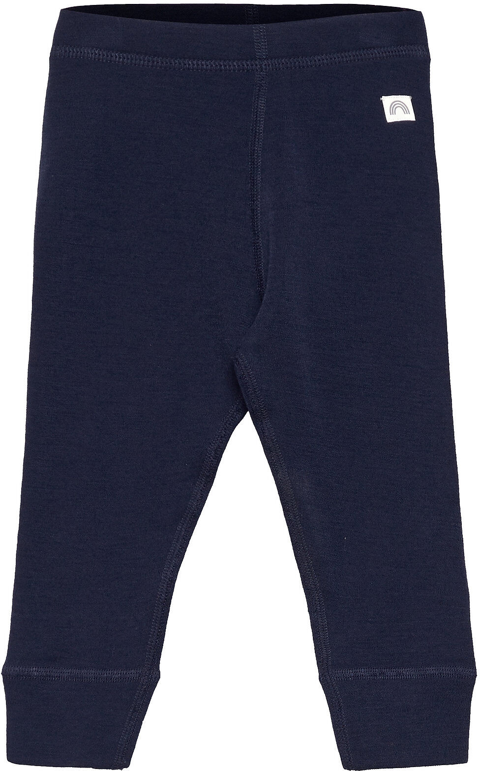 Lindex Leggings Wool Baby Solid Joggebukser Pysjbukser Blå Lindex