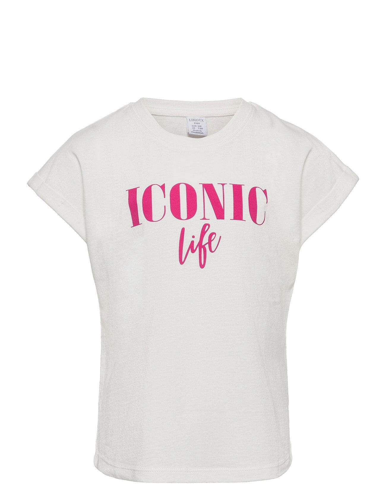 Lindex Top Iconic T-shirts Short-sleeved Hvit Lindex