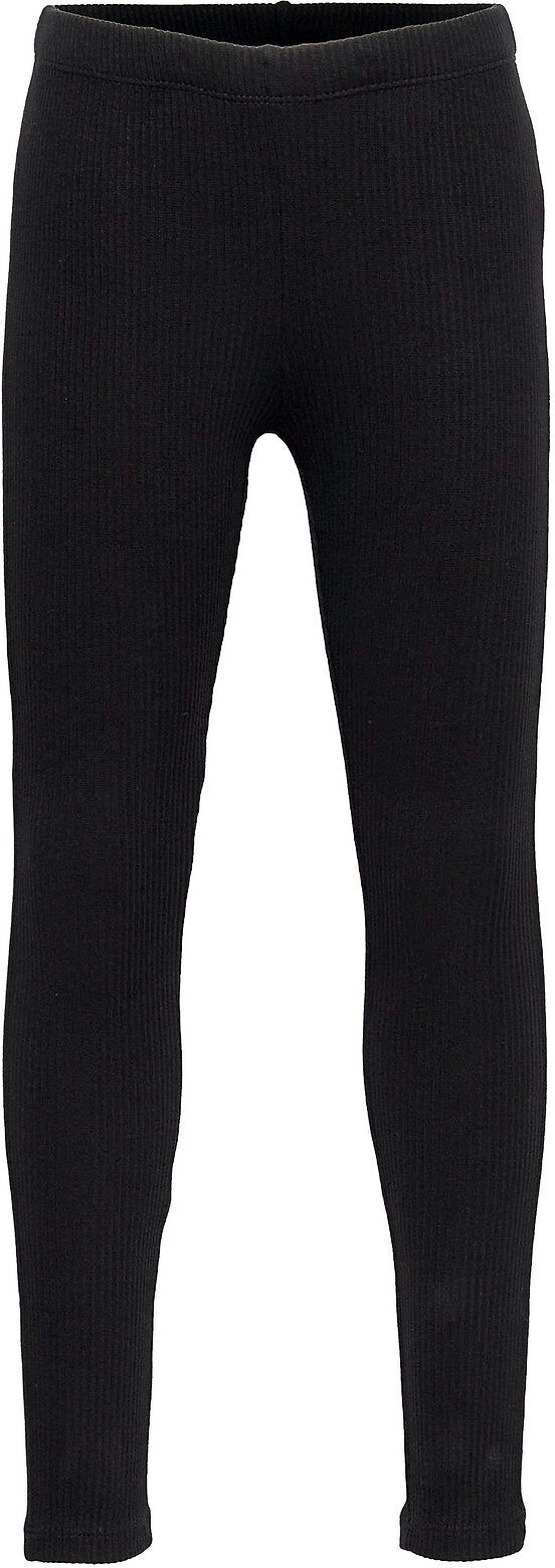 Lindex Leggings Rib Basic Leggings Svart Lindex