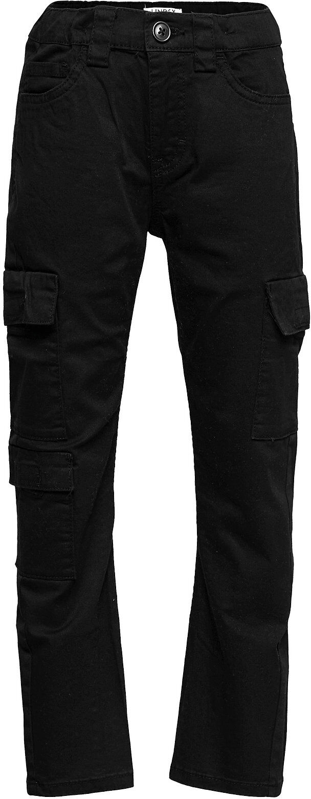 Lindex Trousers Twill Cargo Cargo Pants Svart Lindex