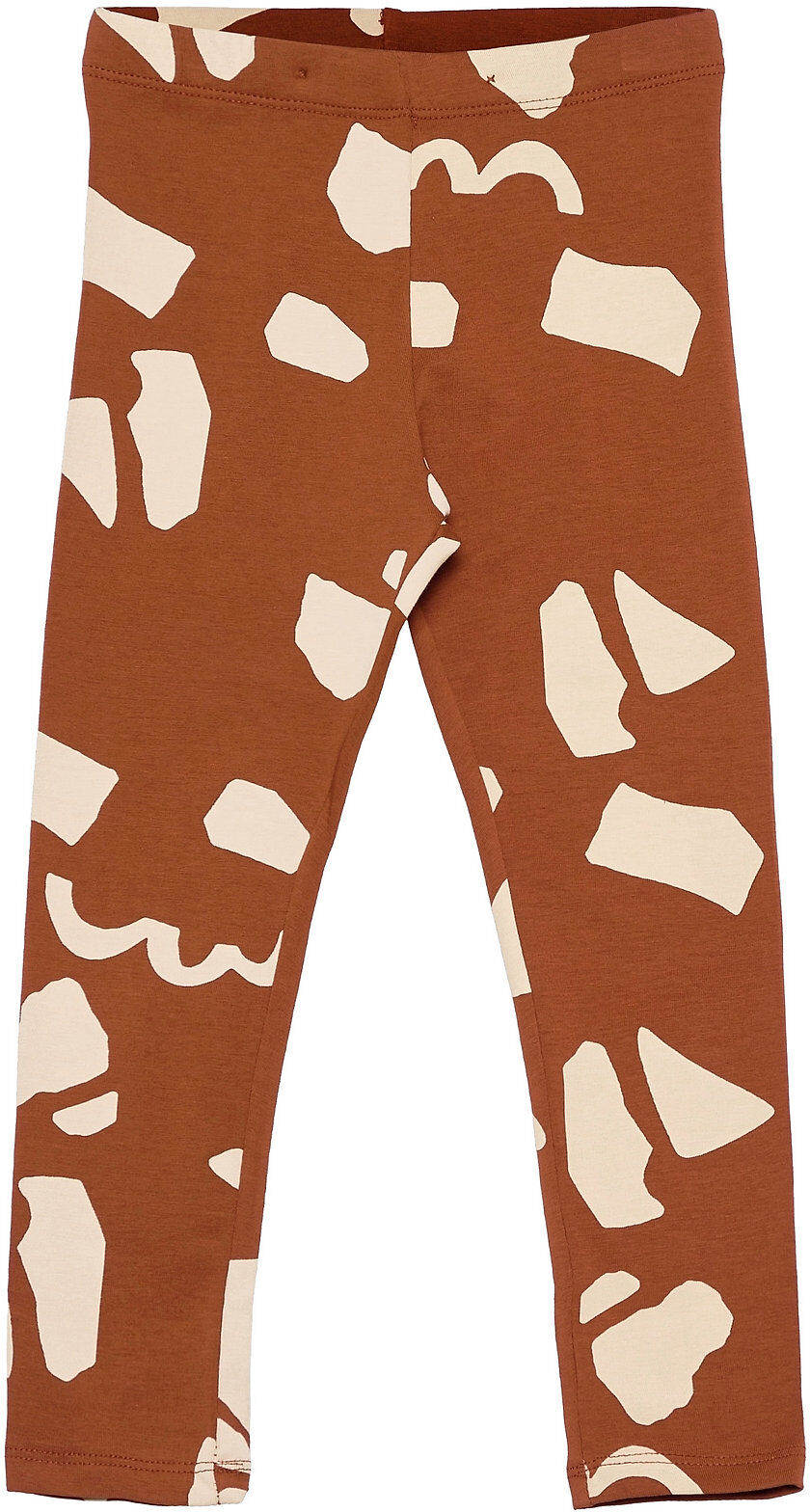 Lindex Leggings Aop Terrazzo Leggings Oransje Lindex