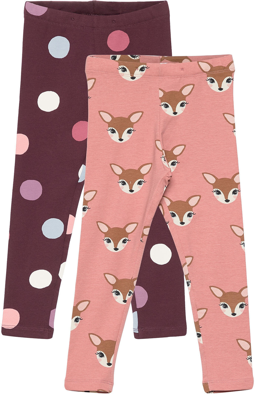 Lindex Leggings Ao Printed 2 Pack Leggings Rosa Lindex