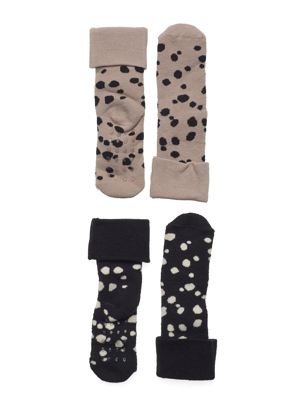 Lindex Sock 2P Baby With Dots In Terr Socks & Tights Socks Multi/mønstret Lindex