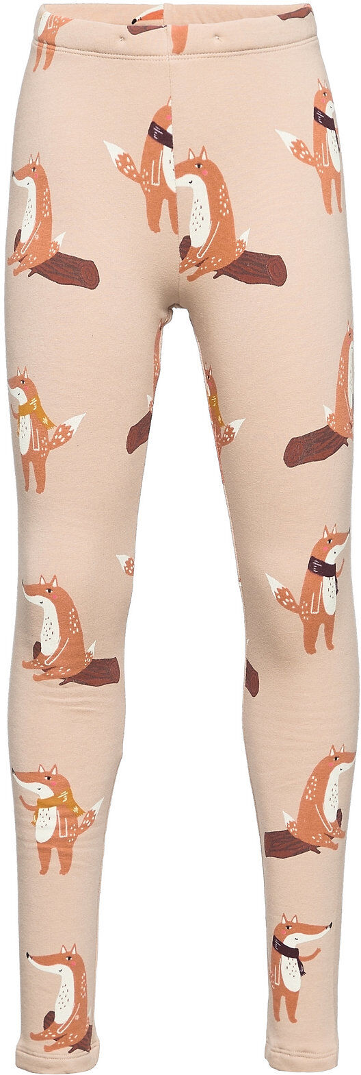 Lindex Leggings Aop Winter Forest Leggings Beige Lindex