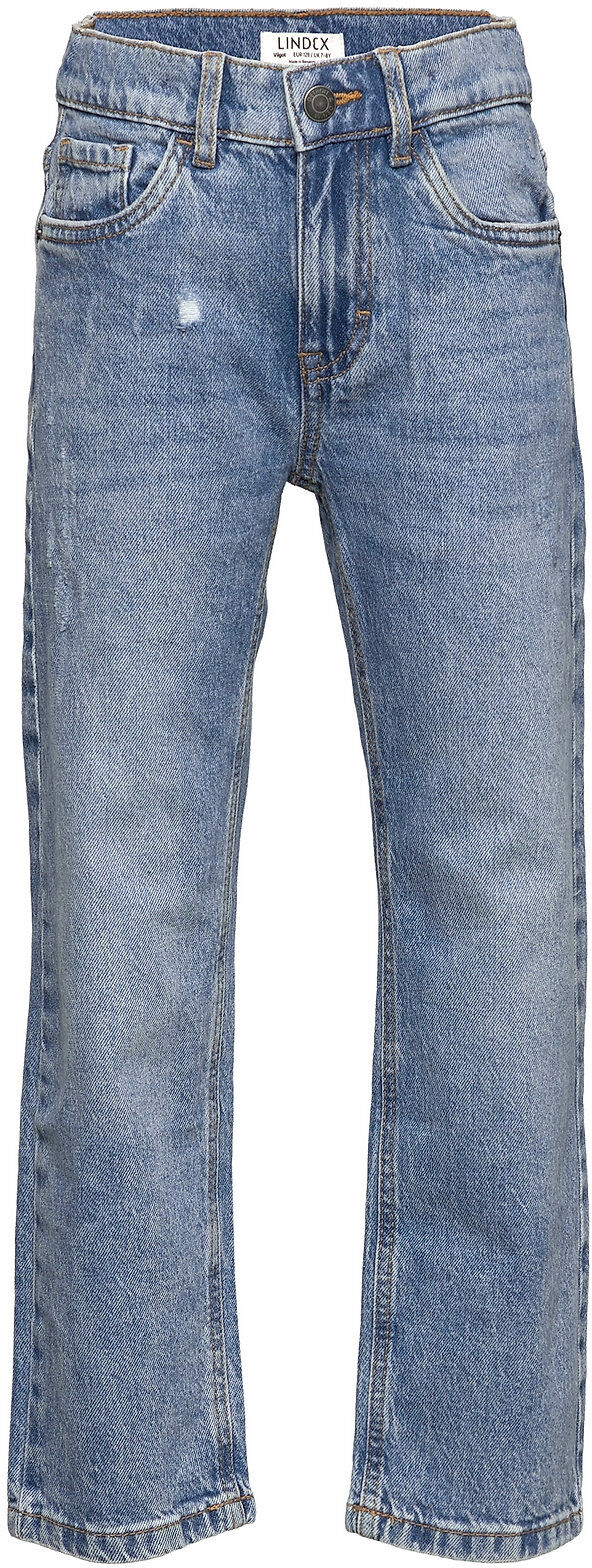 Lindex Trousers Denim Vilgot Wide Vin Jeans Blå Lindex