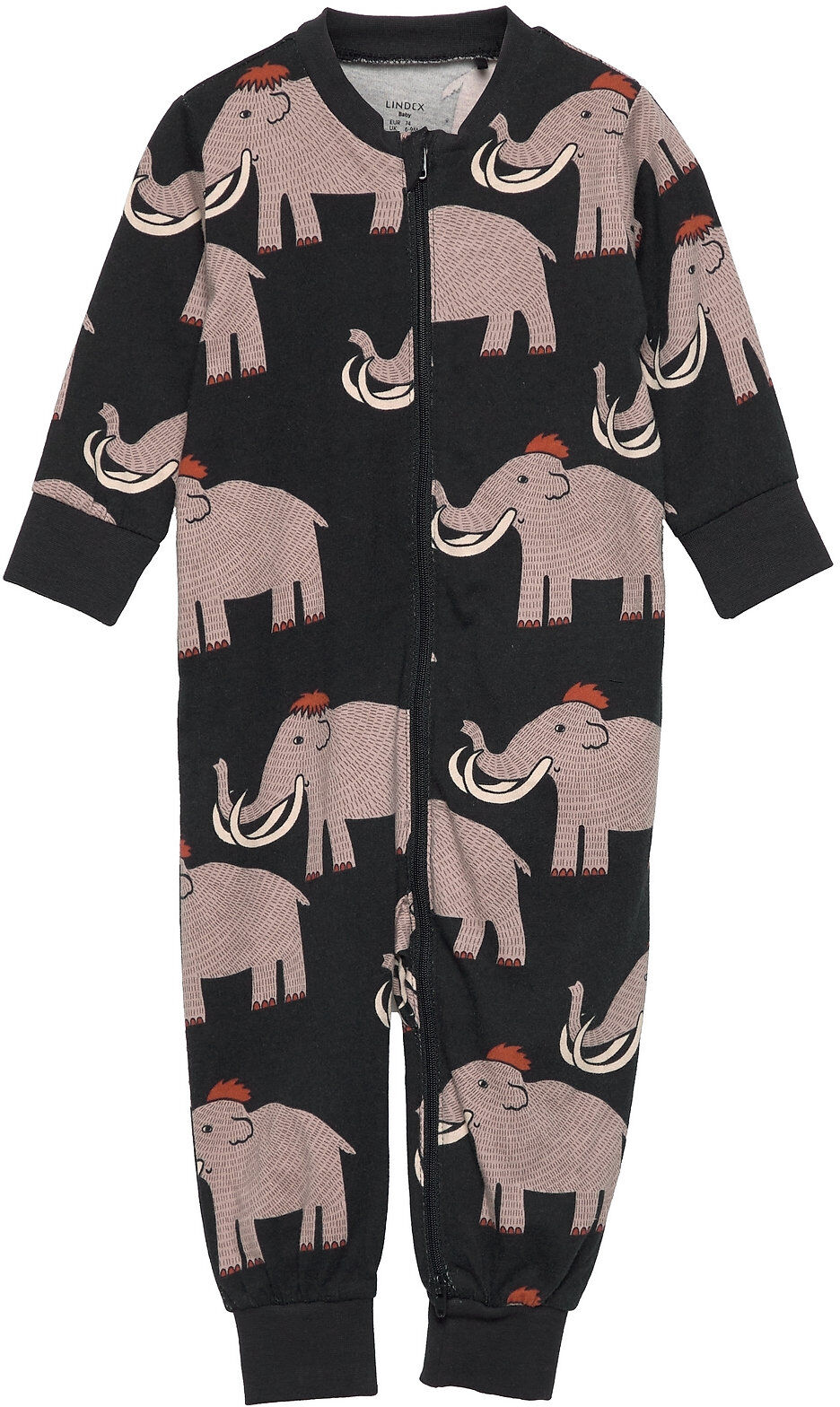 Lindex Pyjamas Mammoth Aop Pyjamas Sie Jumpsuit Multi/mønstret Lindex