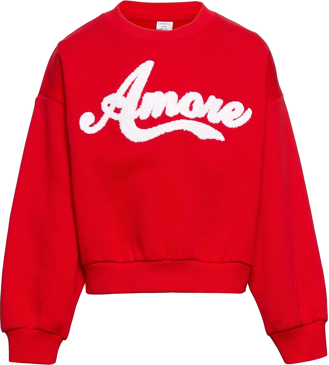 Lindex Sweatshirt Christmas Crewneck Sweat-shirt Genser Rød Lindex