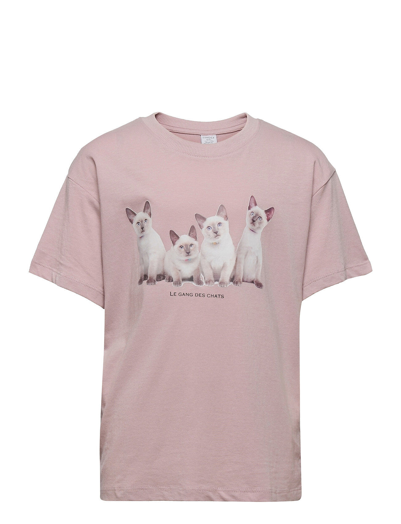 Lindex Top Rio With Cats And Dogs T-shirts Short-sleeved Rosa Lindex