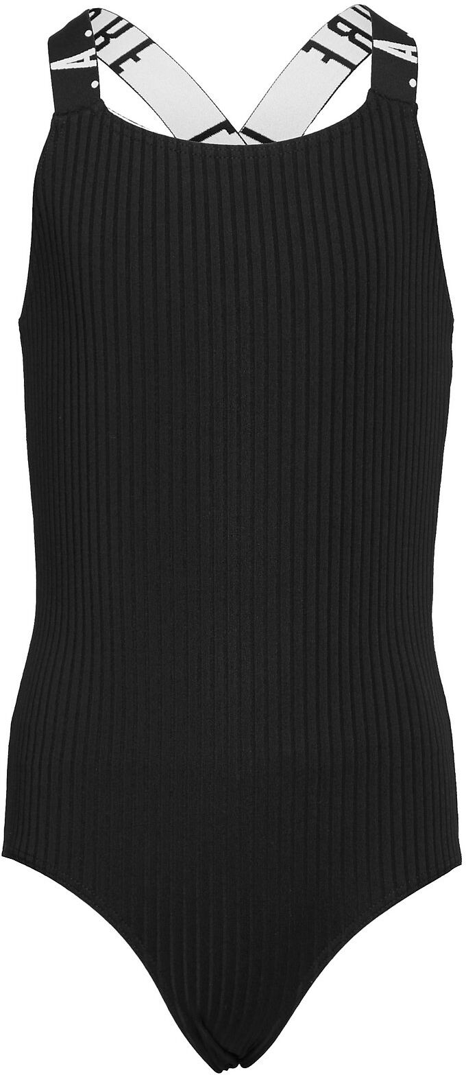 Lindex Swimsuit Bg Rib La Elastic Badedrakt Badetøy Svart Lindex