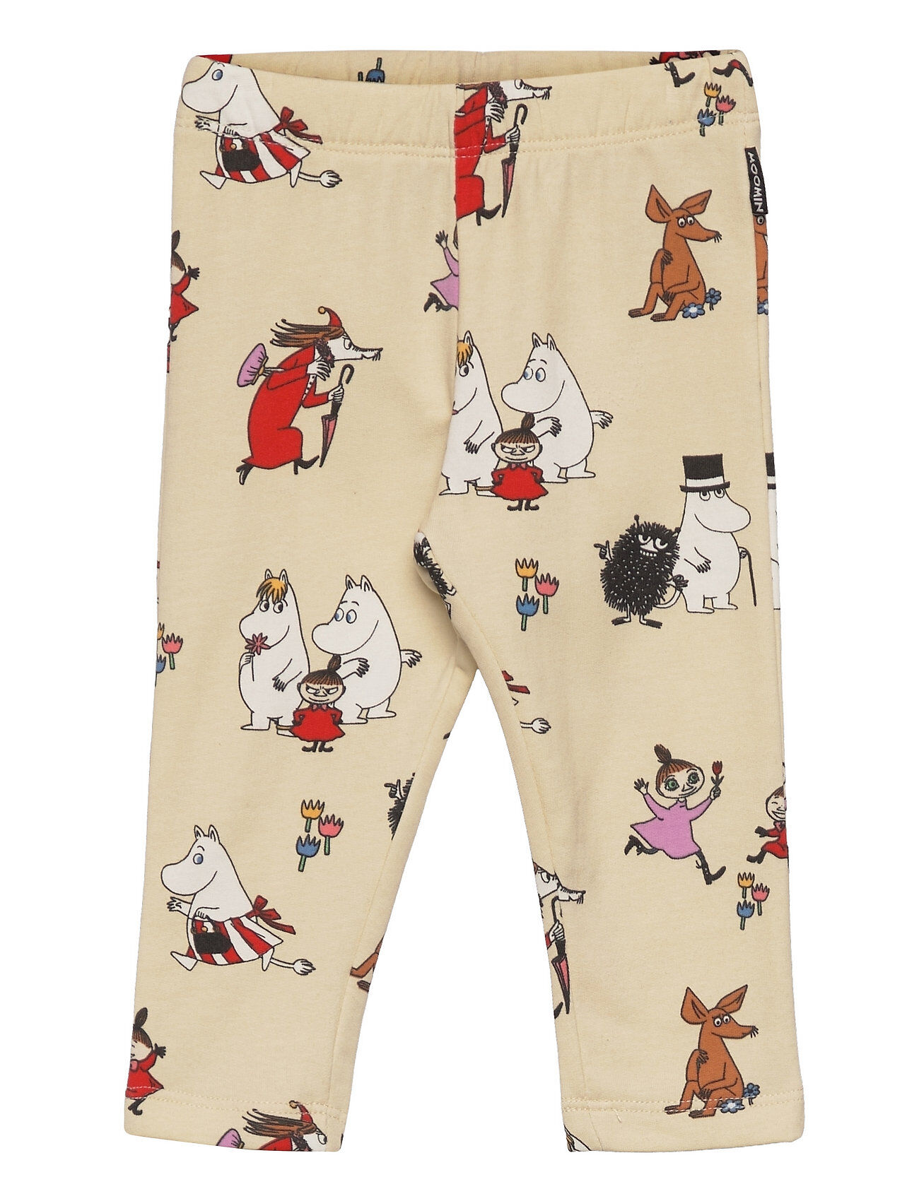 Lindex Leggings Moomin Brusched Insid Leggings Beige Lindex