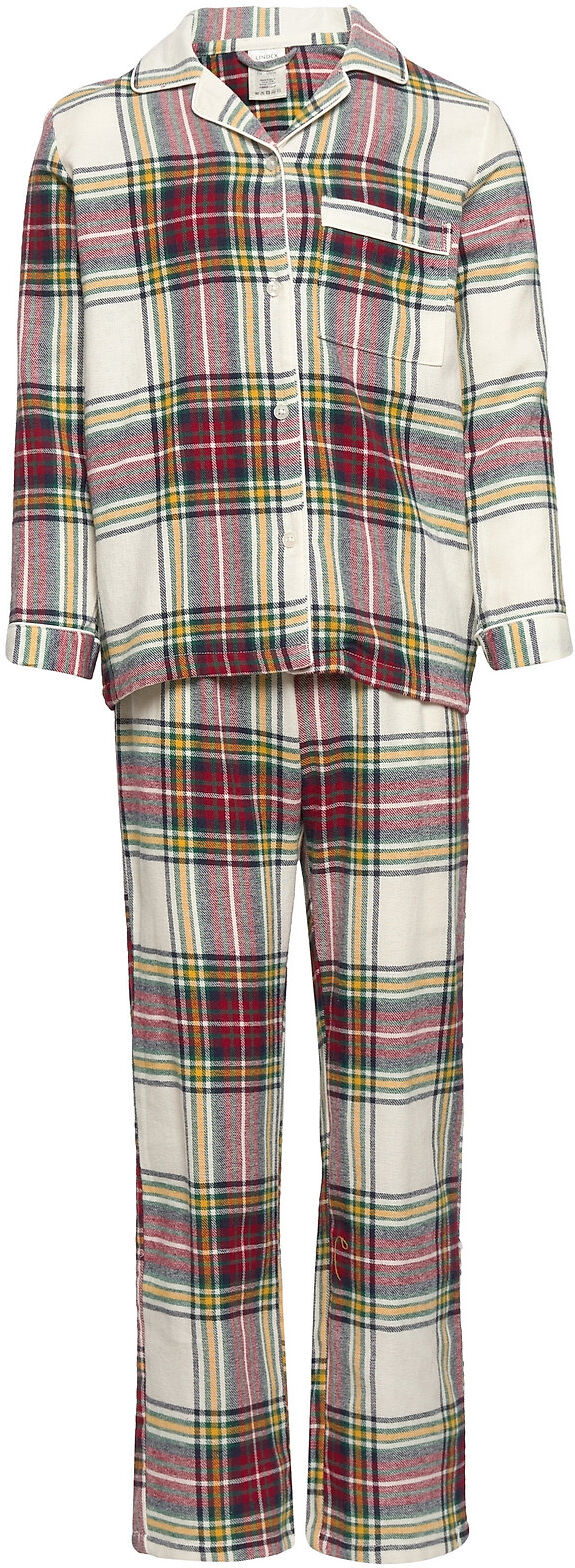 Lindex Pajama Uni Xmas Pyjamas Sett Multi/mønstret Lindex