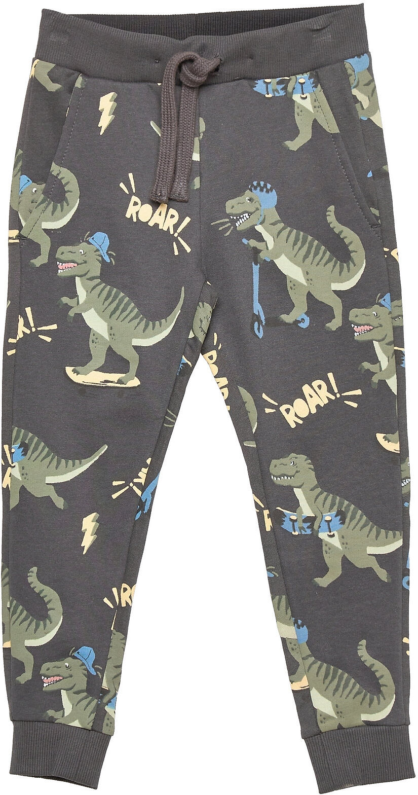 Lindex Trousers Dino Joggebukser Pysjbukser Grå Lindex