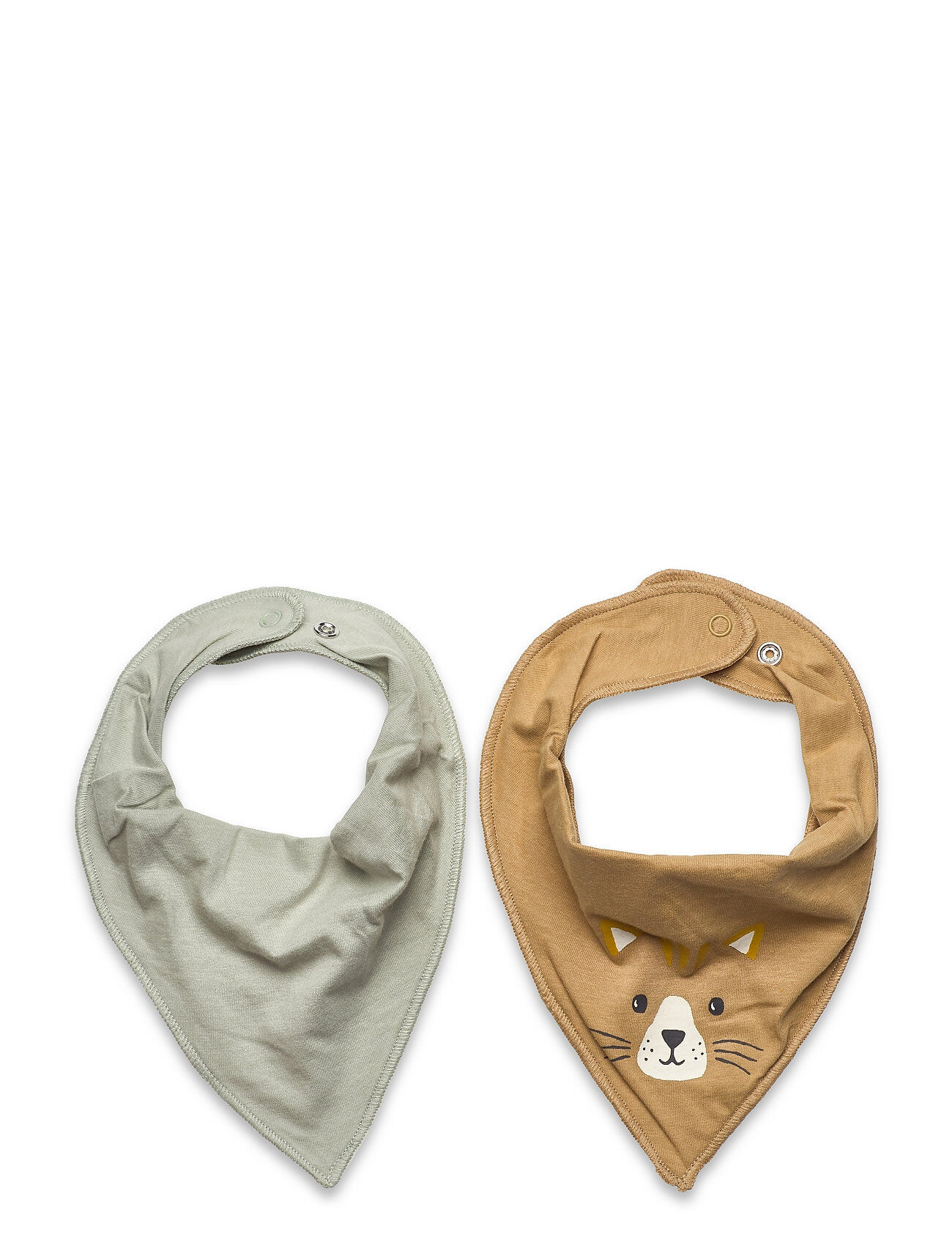 Lindex Scarf 2 Pack Baby & Maternity Care & Hygiene Dry Bibs Brun Lindex