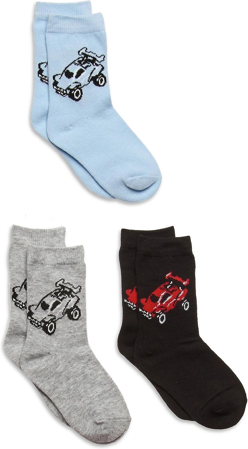 Lindex Sock Sb Racing Cars Socks & Tights Socks Svart Lindex