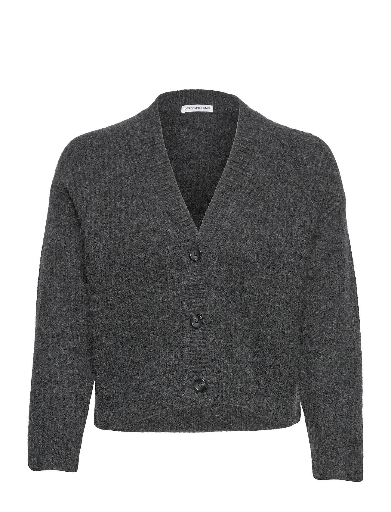 Designers Remix Girls G Verona Cardigan Strikkegenser Cardigan Grå Designers Remix Girls