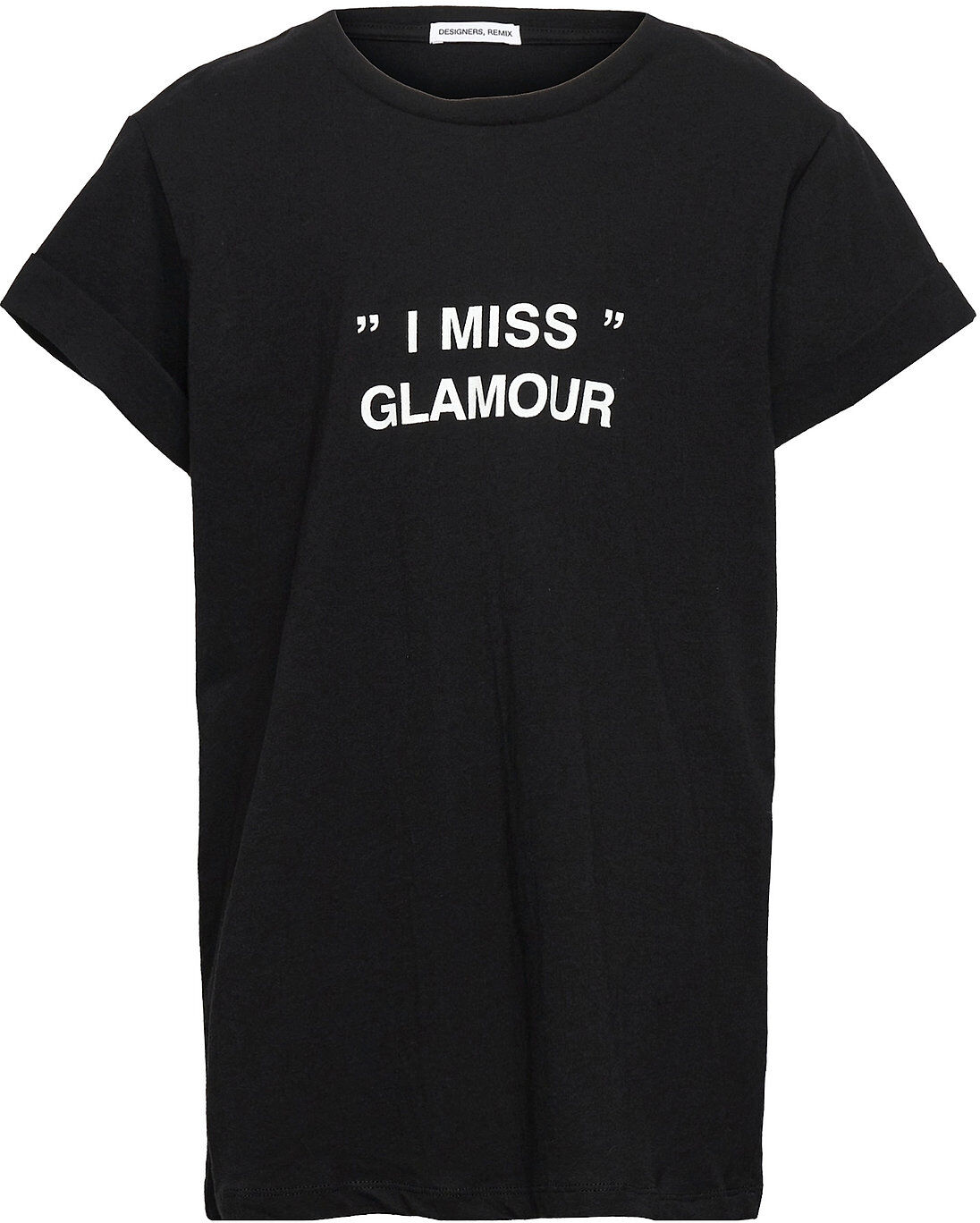 Designers Remix Girls G Stanley Glamour Tee T-shirts Short-sleeved Svart Designers Remix Girls