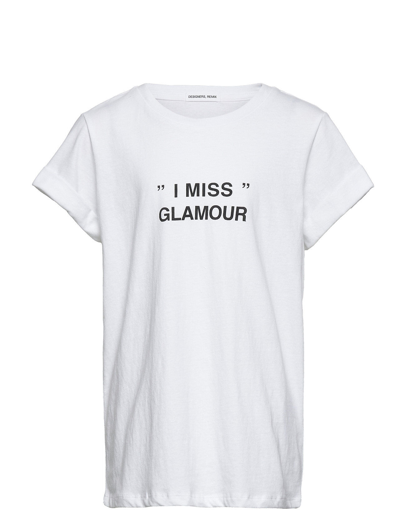 Designers Remix Girls G Stanley Glamour Tee T-shirts Short-sleeved Hvit Designers Remix Girls