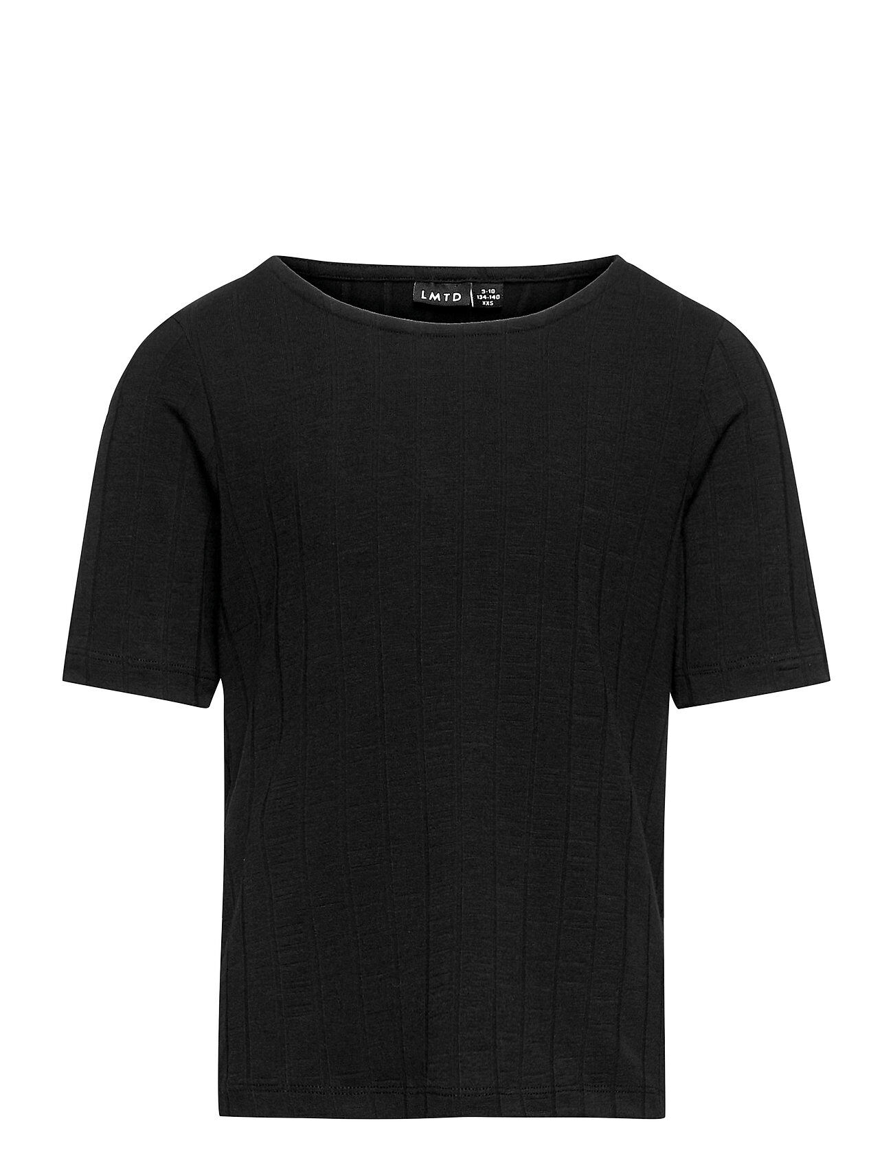 LMTD Nlfdunne Ss Short S Top T-shirts Short-sleeved Svart LMTD