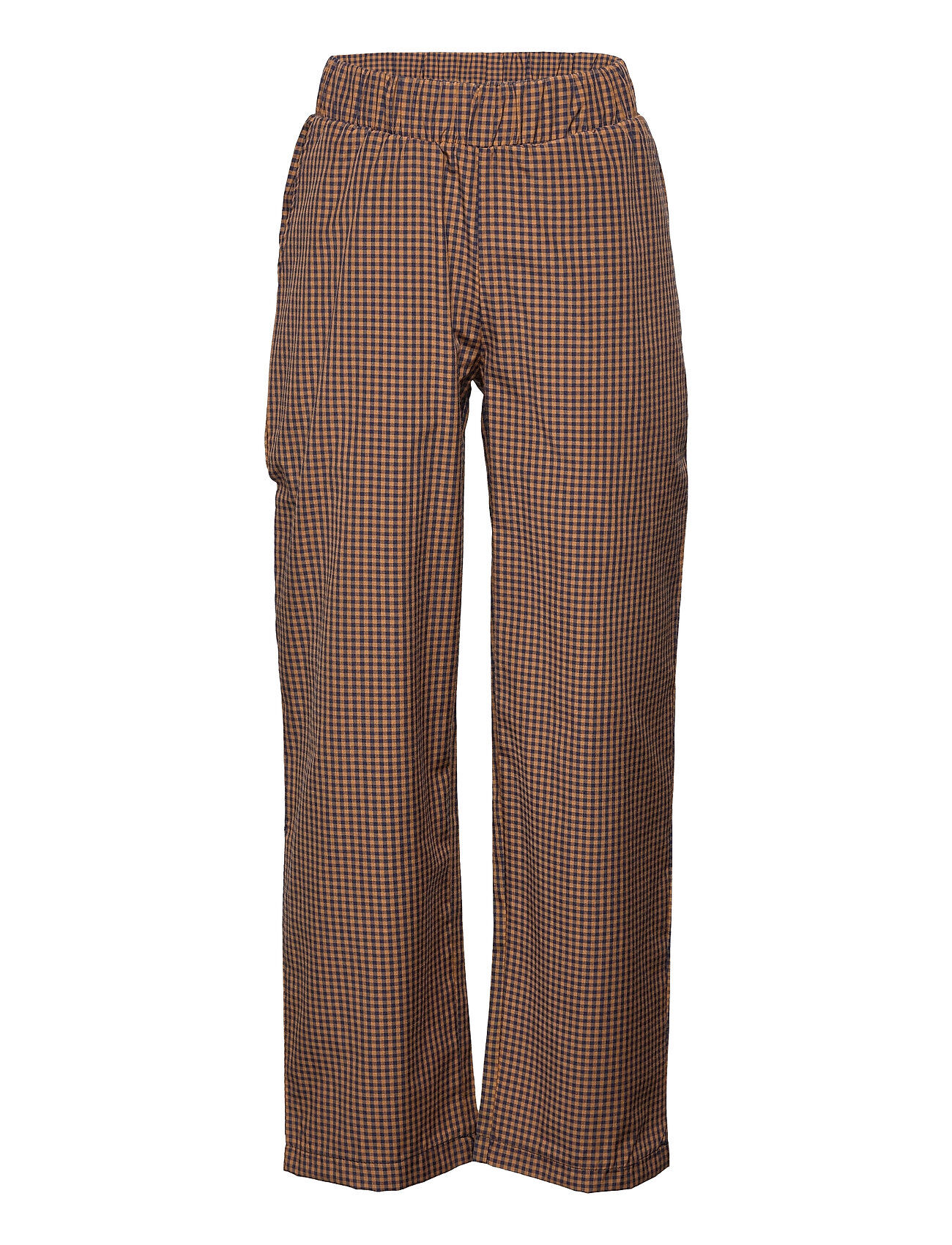 LMTD Nlfsinette Reg Check Pant Bukser Brun LMTD