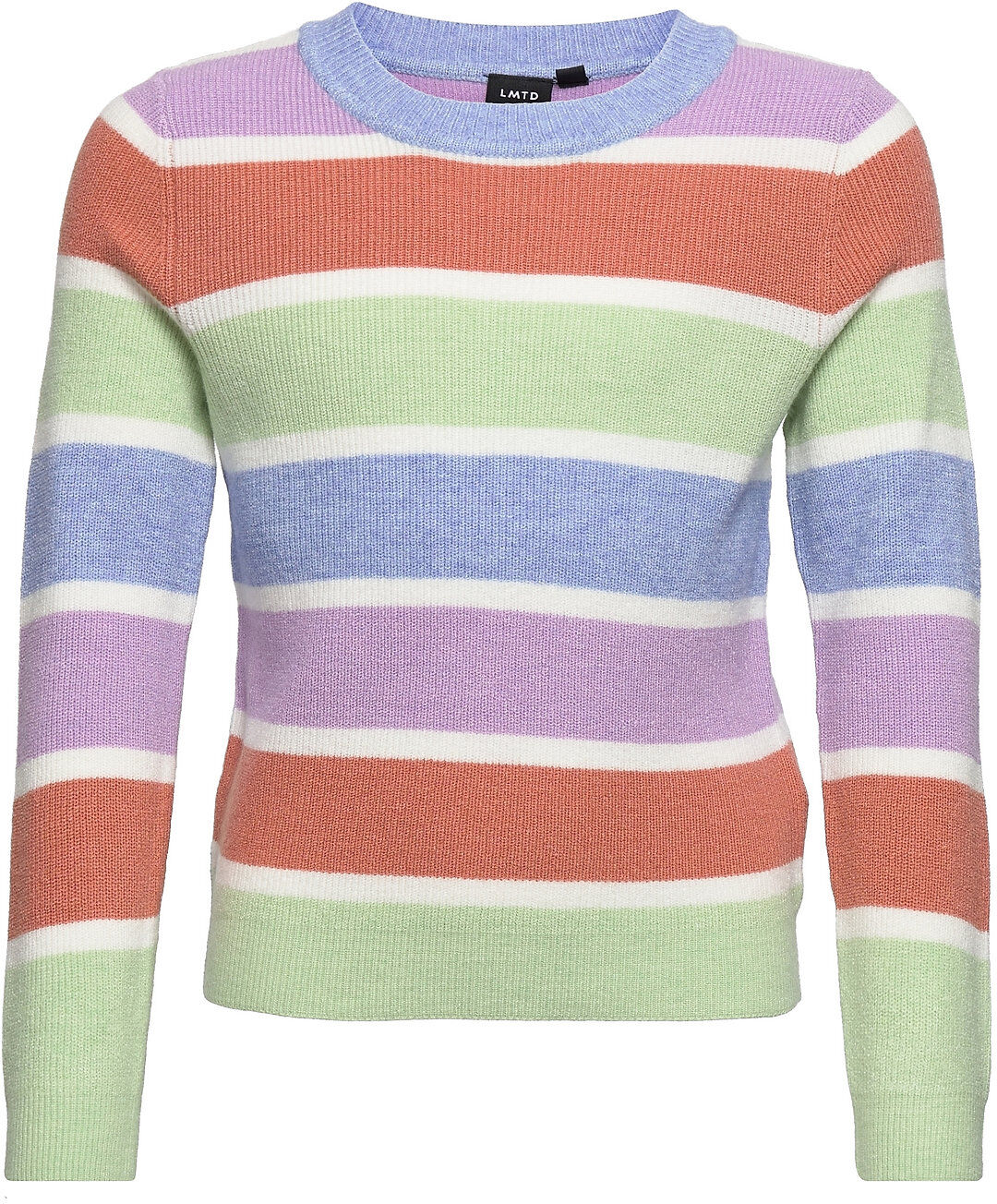 LMTD Nlfbilla Ls Short Knit Pullover Multi/mønstret LMTD