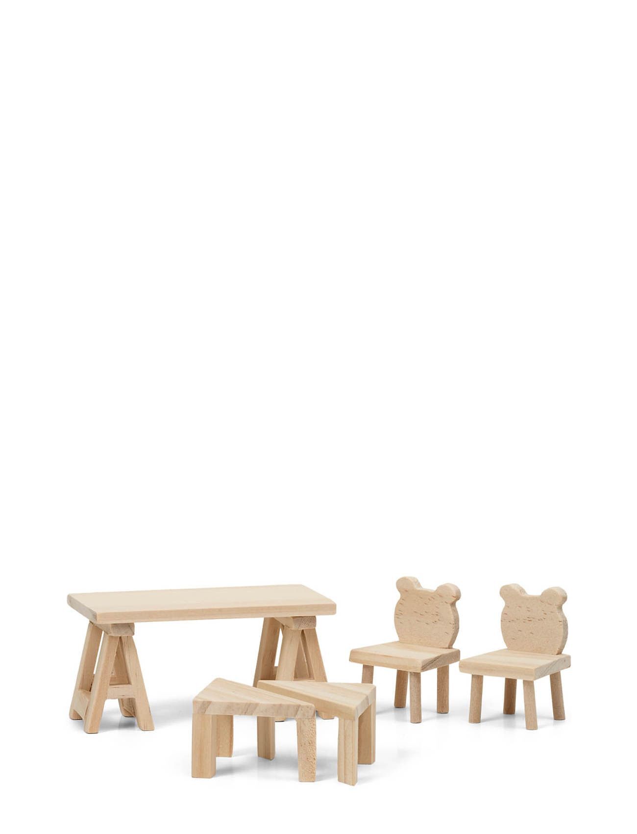 Lundby Diy Bord+Stolar Toys Dolls & Accessories Doll House Accessories Multi/mønstret Lundby