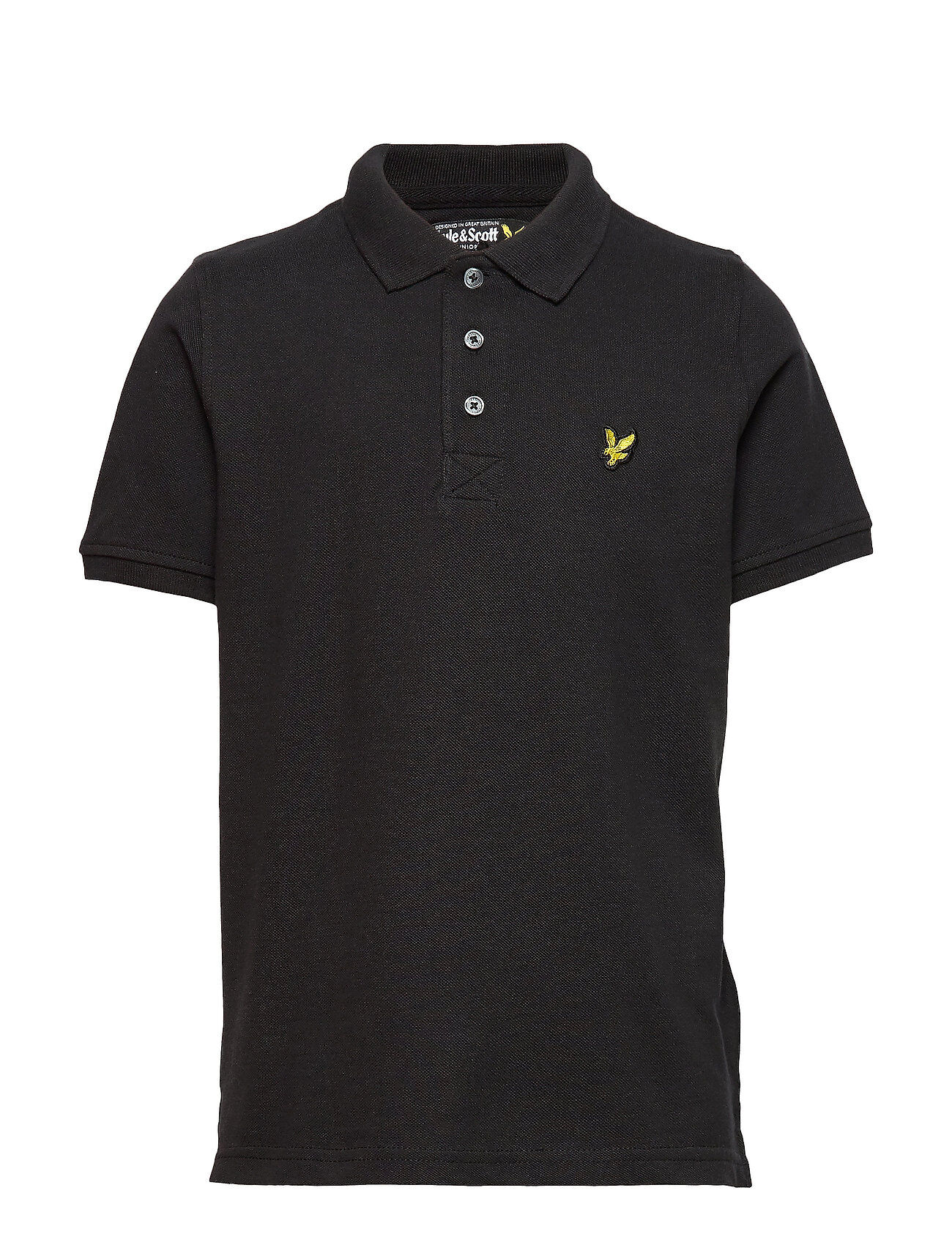 Scott Classic Polo Shirt T-shirts Polo Shirts Short-sleeved Polo Shirts Svart Lyle & Scott Junior