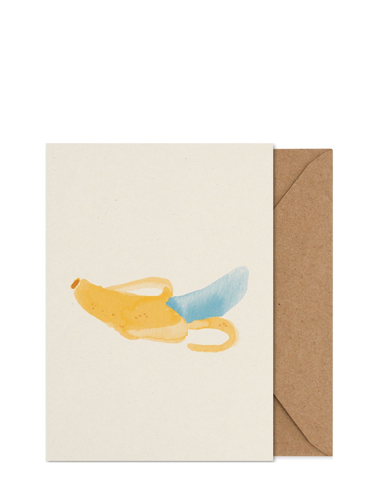 MADO Banana The Banana - Folded A5 Card Home Kids Decor Posters Multi/mønstret MADO