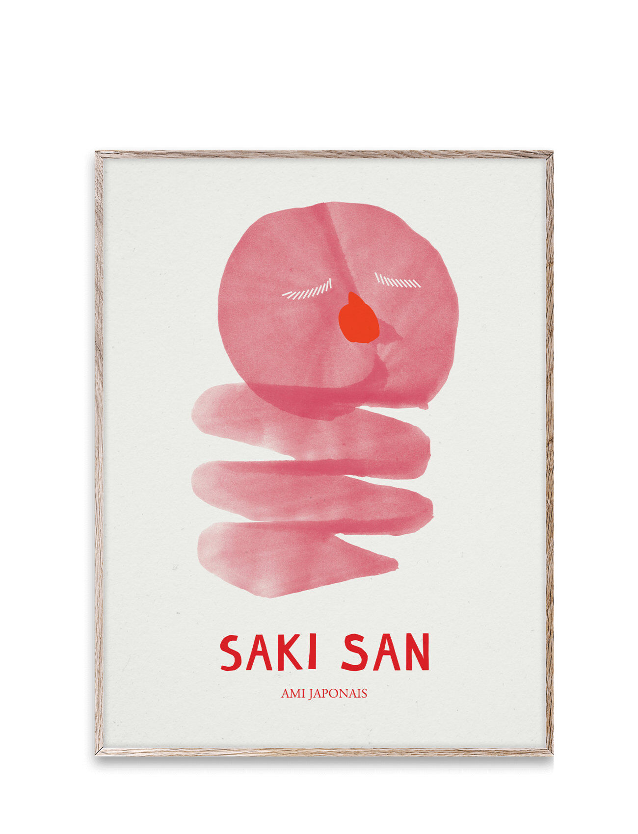 MADO Saki San, 30X40 Home Kids Decor Posters Rosa MADO