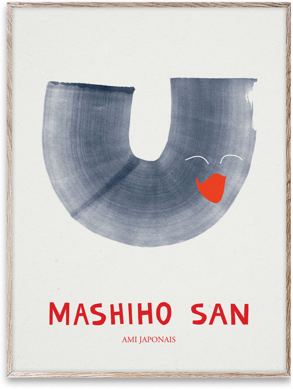 MADO Mashiho San, 30X40 Home Kids Decor Posters Blå MADO