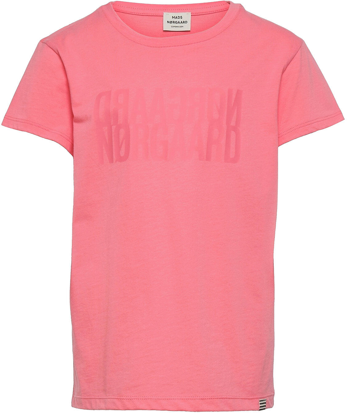 Mads Nørgaard Single Organic Tuvina T-shirts Short-sleeved Rosa Mads Nørgaard