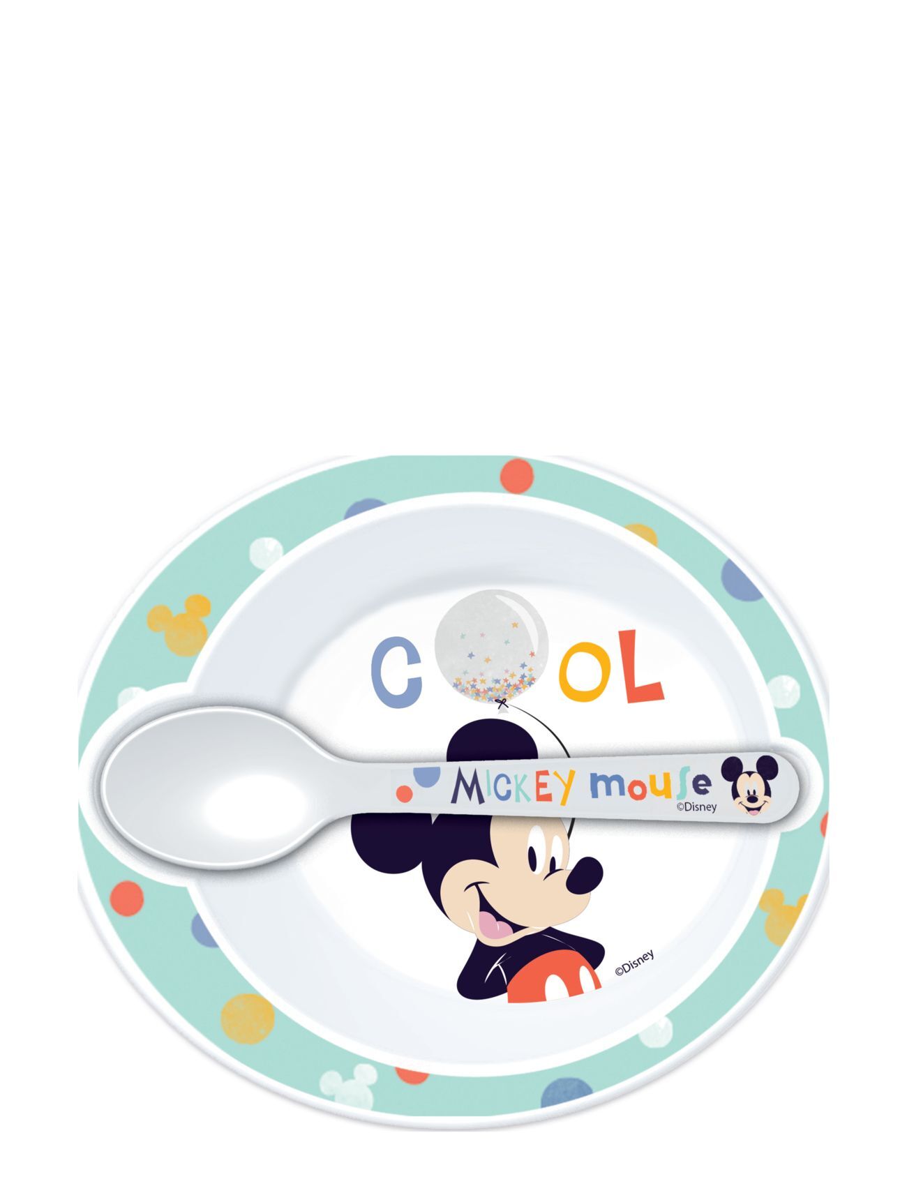 Magic Store Disney Baby 2 Pcs Gift Set, Mickey Home Meal Time Dinner Sets Multi/mønstret Magic Store