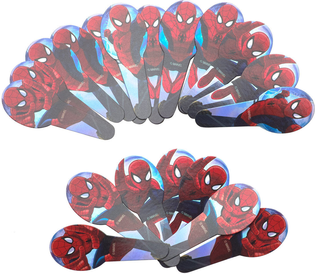 Magic Store Spiderman Bakery Paper Topper - 24 Pcs Home Kids Decor Party Supplies Blå Magic Store