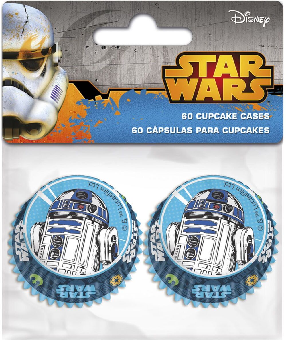 Magic Store Star Wars Bakery Mini Cupcake - Pk A 60 Pcs Home Meal Time Baking & Cooking Multi/mønstret Magic Store