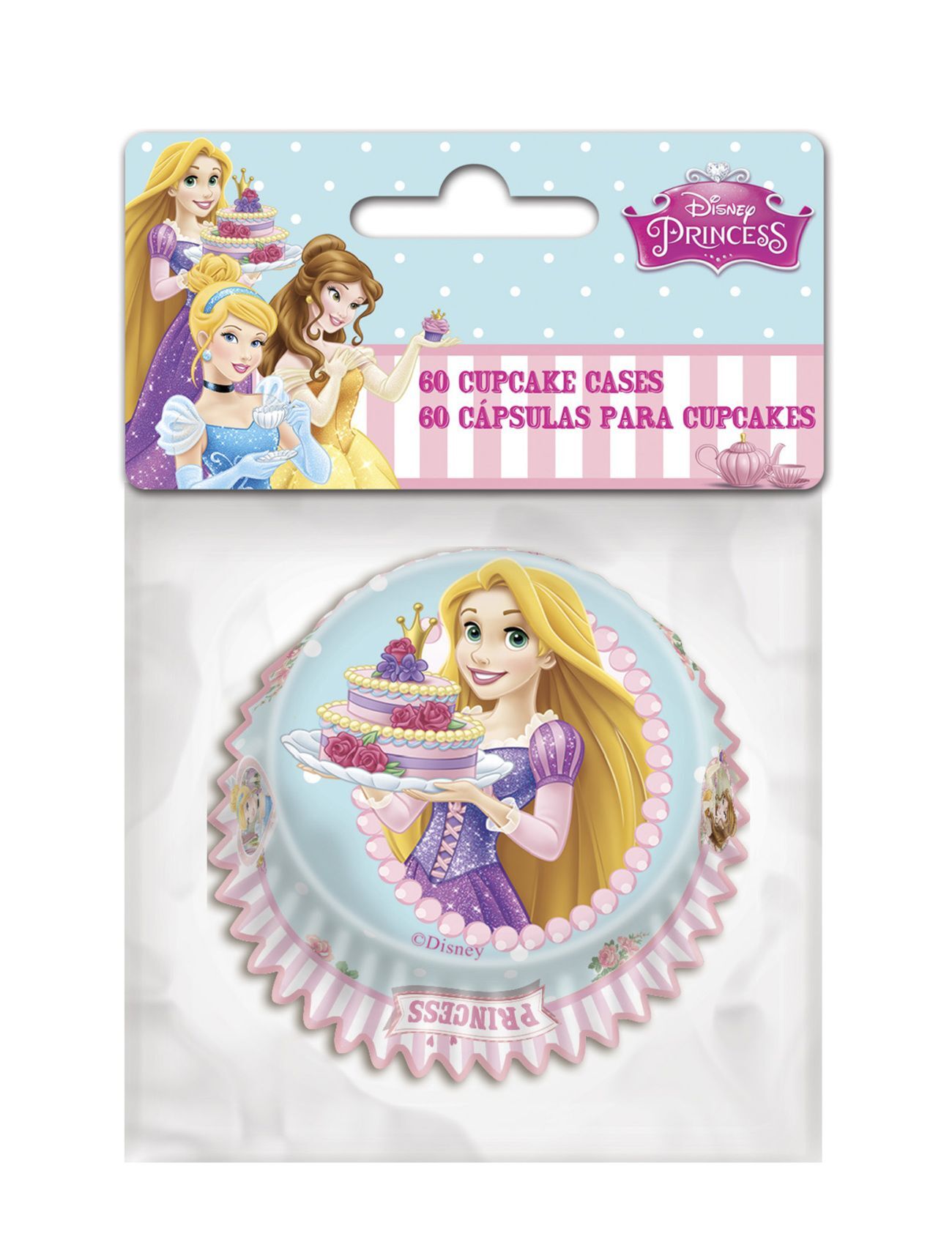 Magic Store Disney Princess Bakery Cupcake - Pk A 60 Pcs Home Meal Time Baking & Cooking Multi/mønstret Magic Store